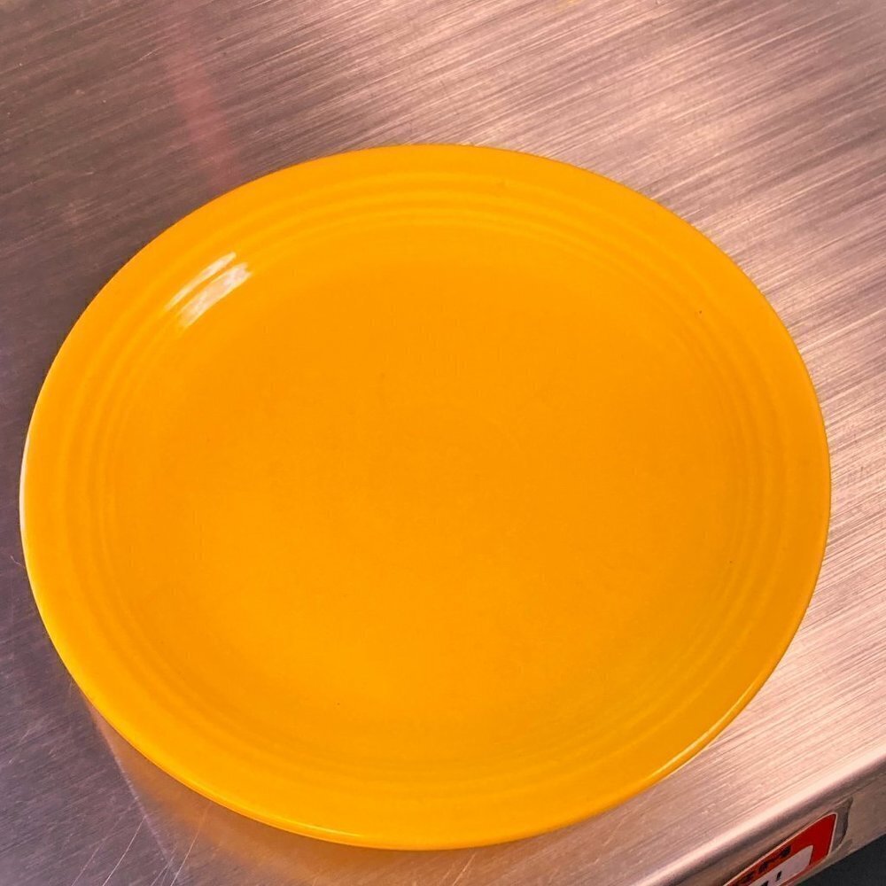 Vintage Yellow Fiesta plate 7 inch